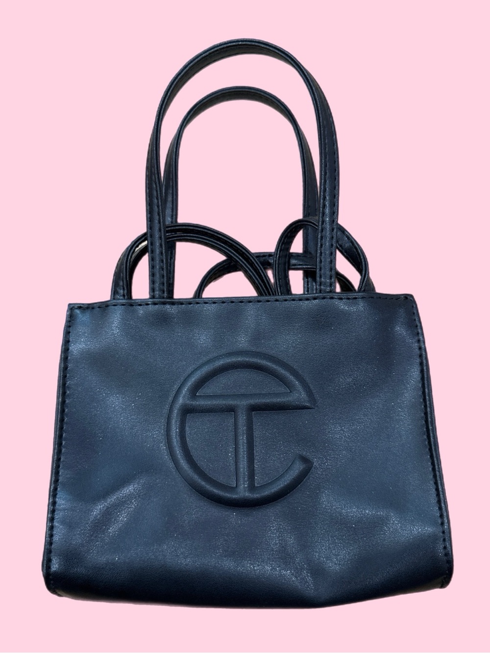 Telfar Black Small Shopping Bag